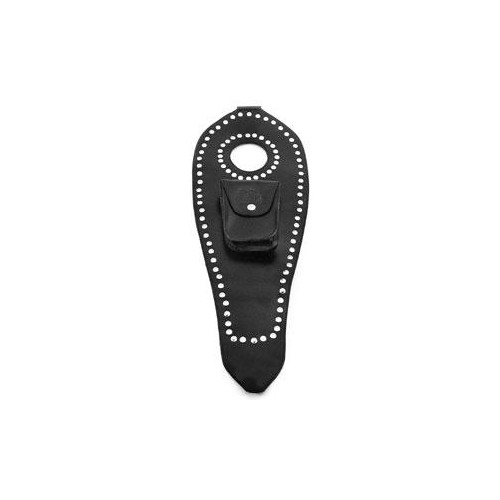 COPRISERBATOI-Copri Serbatoio Nero Chiodato in Cuoio con Tasca Estraibile per Moto Guzzi California 1000 II - III- California...
