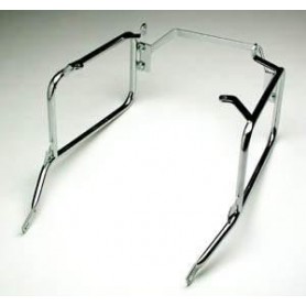 PORTAPACCHI - SCHIENALI - TELAIETTI-Kit attacchi valigie per Moto Guzzi California Special e Sport, Aluminium, Titanium