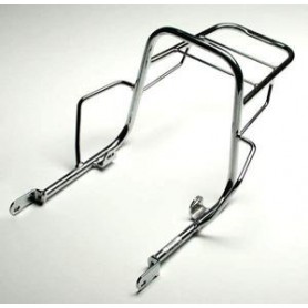 PORTAPACCHI - SCHIENALI - TELAIETTI-Portapacchi cromato per Moto Guzzi V35-50-65 Custom