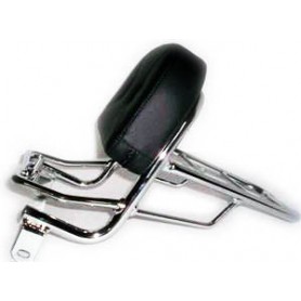 PORTAPACCHI - SCHIENALI - TELAIETTI-Portapacchi c/schienalino per Moto Guzzi Nevada 750 Classic