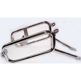 PORTAPACCHI - SCHIENALI - TELAIETTI-Coppia telaietti x valige per Moto Guzzi V35 65 C