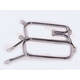 PORTAPACCHI - SCHIENALI - TELAIETTI-Coppia telaietti x valige per Moto Guzzi V35 65 Florida 1°S