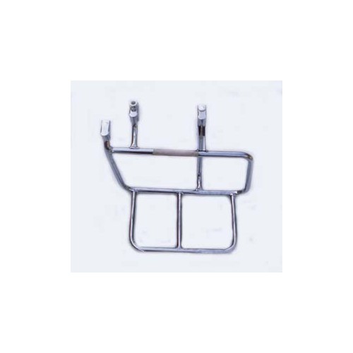 PORTAPACCHI - SCHIENALI - TELAIETTI-Coppia telaietti originali borse cuoio per Moto Guzzi California 1100 IE, Jackal,Stone