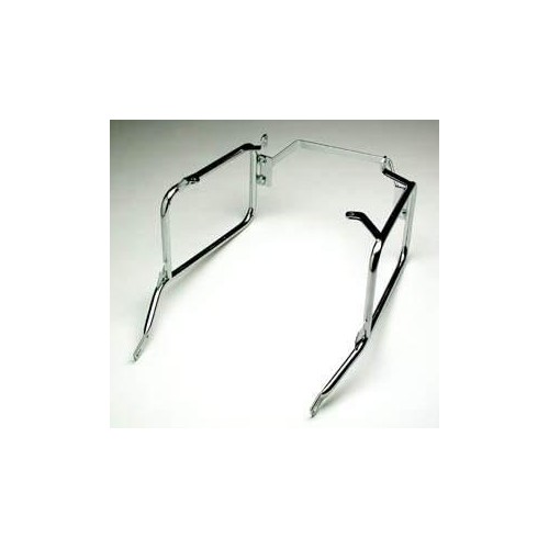 PORTAPACCHI - SCHIENALI - TELAIETTI-Coppia telaietti cromati per valige per Moto Guzzi Calif 1100 i.e. dal '94 al '97, Calif ...