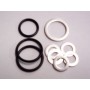 PARAOLI-O-R-Anelli Guarniz.Alluminio-Kit guarnizioni (alluminio e O-R) per Moto Guzzi da 1000-1100 dal 1993 al 2000 per tappi...