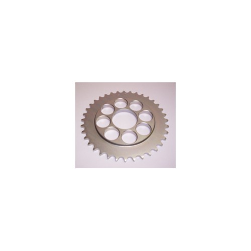FORCELLONE-GIUNTO-COP.CONICA-Corona-Pignoni e Catene-Corona dentata Z36 per Moto Guzzi Vecchio Falcone 500 SV, VT