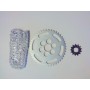 FORCELLONE-GIUNTO-COP.CONICA-Corona-Pignoni e Catene-Kit catena, corona e pignone per Moto Guzzi Airone 250