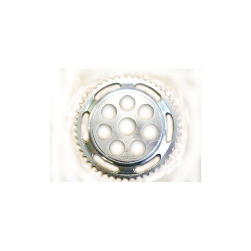 FORCELLONE-GIUNTO-COP.CONICA-Corona-Pignoni e Catene-Corona dentata Z49 per Moto Guzzi Galletto 160/175/192