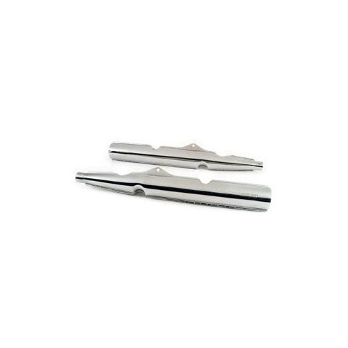 SILENZIATORI-Fascette-Boccole-Coppia silenziatori originali per Moto Guzzi 850 T, 850T3, 850 T3 California - V 1000 Convert