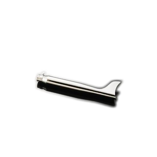 SILENZIATORI-Fascette-Boccole-Coppia silenziatori Squalo scarico aperto per Moto Guzzi California 1000 e 1100 EV, Jackal,Ston...