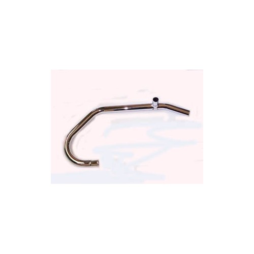 TUBI SCARICO-COMPENSATORE-GHIERE-Tubo scarico ant dx cromato originale per Moto Guzzi Nevada 750 IE Classic 2009, Nevada 750 ...