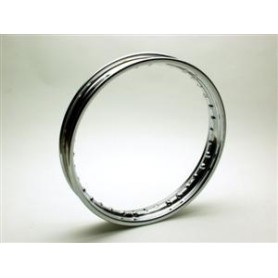 CERCHI-Raggi-Mozzi-PERNI RUOTA-Cerchio ruota acciaio cromato anteriore Italy per Moto Guzzi Florida 350 650 Nevada 350 e 750