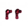 CERCHI-Raggi-Mozzi-PERNI RUOTA-Coppia valvole special rosse ergal cerchio tubbles per Moto Guzzi V11 California 1100 EV