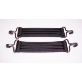 CERCHI-Raggi-Mozzi-PERNI RUOTA-Coppia Tiranti Elastici Fissaggio Ruota di Scorta per Moto Guzzi Galletto 192