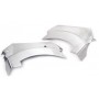 PARATIE - COPERCHI-Paratia Inox dx sx fili canna telaio per Moto Guzzi California 1000 III, California 1100 con carburatori, ...