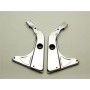 PARATIE - COPERCHI-Coppia Paratie post con foro inox per Moto Guzzi California 1000 III 2° serie dal 91-1100 IE carburatori