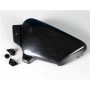 CARENATURE-FIANCHETTI-GOMMINI-STAFFE-Copriaccumulatore sx simile originale resina grezzo completo di gommini per Moto Guzzi V...