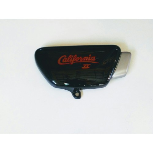 CARENATURE-FIANCHETTI-GOMMINI-STAFFE-Copriaccumulatore DX Nero in Resina Senza Parte cromata per Moto Guzzi California 1000 I...