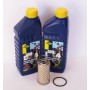 LUBRIFICANTI-Kit cambio olio per Moto Guzzi da 350 a 650: 1 filtro olio, 1 Guarnizione O-R per tappo filtro olio, 2 Lt. olio ...