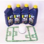 LUBRIFICANTI-Kit cambio olio per Moto Guzzi 850-1000: 1 filtro olio, 2 guarnizione coppa olio, 4 Lt olio motore 20W-50