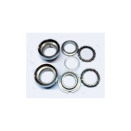 RICAMBI FORCELLA-Serie calotte forcella-sterzo 7pz. D.35 per Guzzi-Benelli ciclomotori vari