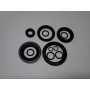 PARAOLI-O-R-Anelli Guarniz.Alluminio-Serie Paraoli Motore per Moto Guzzi Nuovo Falcone 500