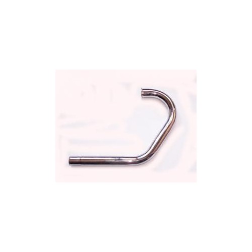 TUBI SCARICO-COMPENSATORE-GHIERE-Tubo scarico anteriore dx cromato-inox D.42 per Moto Guzzi California 1100 Jackal
