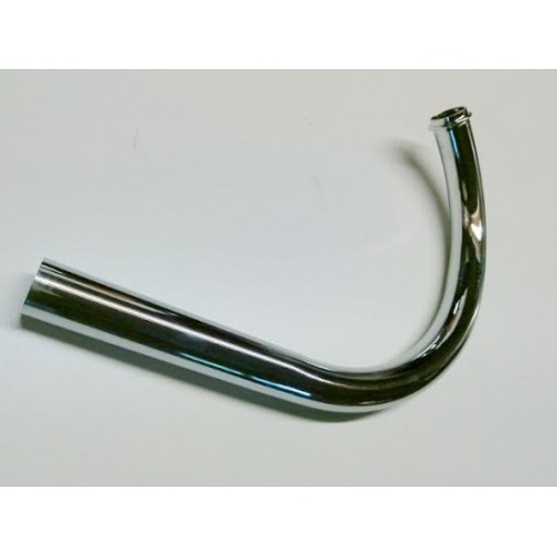 TUBI SCARICO-COMPENSATORE-GHIERE-Tubo scarico anteriore cromato per Moto Guzzi Lodola 235 GT
