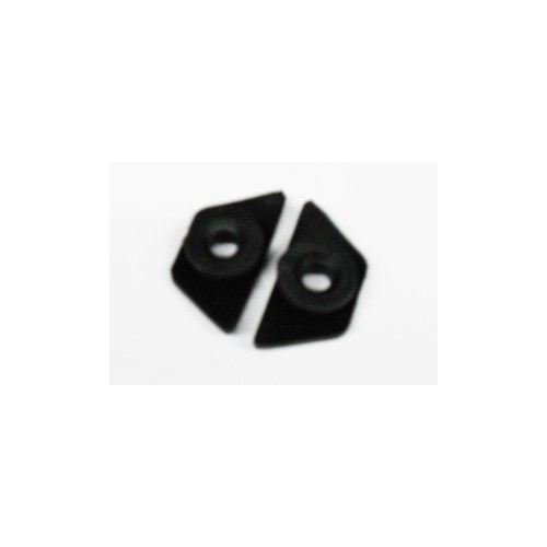 CARENATURE-FIANCHETTI-GOMMINI-STAFFE-Kit 2 Gommini per copriaccumulatore Inferiori per Moto Guzzi V35II/50III/V35-50-65 C. - ...