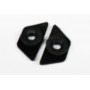 CARENATURE-FIANCHETTI-GOMMINI-STAFFE-Kit 2 Gommini per copriaccumulatore Inferiori per Moto Guzzi V35II/50III/V35-50-65 C. - ...