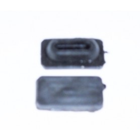 CARENATURE-FIANCHETTI-GOMMINI-STAFFE-Coppia gommini copriaccumulatore per Moto Guzzi V35/50/65/75