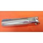 PEDANE-APPOGIAPIEDI-GOMMINI-Tubo portapedana sx lucido per Moto Guzzi V35/65 Florida, Nevada 350/750