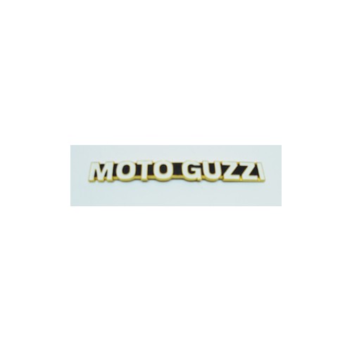 DECALCOMANIE - ADESIVI-Targhetta Moto Guzzi lung.13cm, altezza 1,6cm