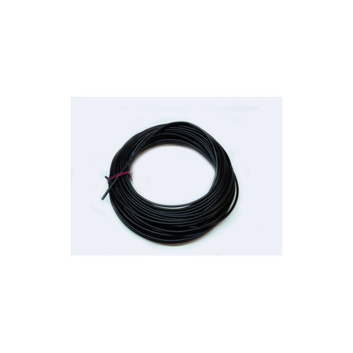 PARTI RICAMBI COMANDO GAS/STARTER-TRASMISSIONI-Guaina D.5mm colore nero per Moto varie 1Mt