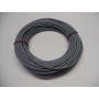 PARTI RICAMBI COMANDO GAS/STARTER-TRASMISSIONI-Guaina D.5mm colore grigio per Moto varie 1Mt
