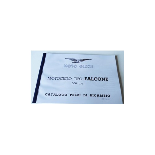 CATALOGHI RICAMBI-MANUALE OFFICINA-Catalogo ricambi per Moto Guzzi Vecchio Falcone 500