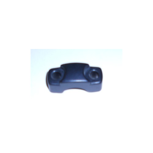 MANUBRI-Morsetto manubrio nero per Moto GuzziV35/50 Carabinieri/polizia, V65/75 Polizia, 850T5 1983/2001, 850 T3/T4, Californ...
