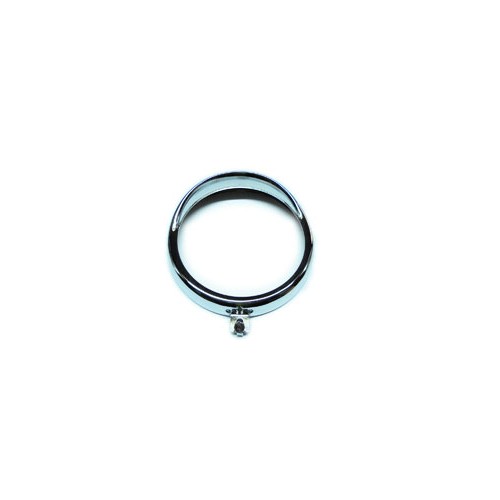 FARI ANTERIORI-Cornice Faro Anteriore con Frontino Cromata CEV D.130 per Moto Guzzi Stornello-Vari - AN265