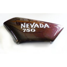 CARENATURE-FIANCHETTI-GOMMINI-STAFFE-Copriaccumulatore sx amaranto completo di adesivo per Moto Guzzi Nevada 750