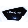 CARENATURE-FIANCHETTI-GOMMINI-STAFFE-Copriaccumulatore DX Nero Metalizzato per Moto Guzzi Nevada 750 dal 2000 - AV222