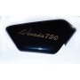 CARENATURE-FIANCHETTI-GOMMINI-STAFFE-Copriaccumulatore dx verde completo di adesivo per Moto Guzzi Nevada 750 1°S