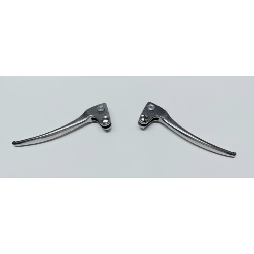 POMPE-PINZE FRENO-LEVE-Leva Freno e Frizione Complete - Coppia - per Moto Guzzi Stornello 125 Sport-Turismo 4 Marce-160 4 Mar...