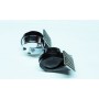 CLAXON - TROMBE-Coppia trombe 12V cromate e nere per Moto Guzzi da 350 a 1100