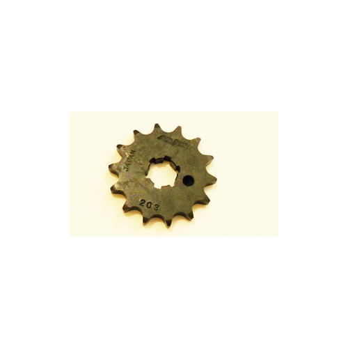 FORCELLONE-GIUNTO-COP.CONICA-Corona-Pignoni e Catene-Pignone Z14 per Moto Guzzi 125/250 TS