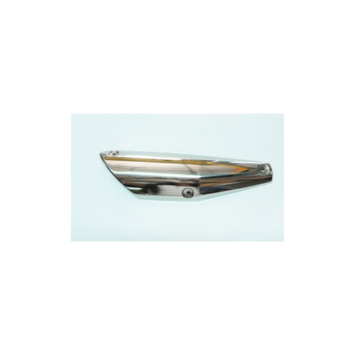 SILENZIATORI-Fascette-Boccole-Protezione silenziatore dx cromata per Moto Guzzi Breva 750, Nevada Classic 750 dal 2004 , V7 S...
