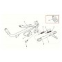 CAVALLETTI-Piastra cavalletto laterale per Moto Guzzi V7 Classic-Cafè