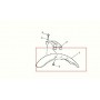 PARAFANGHI-Parafango anteriore originale grezzo per Moto Guzzi V7 Classic, V7 Cafè