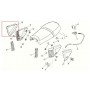 CARENATURE-FIANCHETTI-GOMMINI-STAFFE-Fianchetto dx bianco diamante per Moto Guzzi V7 Classic 2008