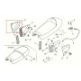CARENATURE-FIANCHETTI-GOMMINI-STAFFE-Fianchetto dx verniciato bianco diamante per Moto Guzzi V7 Cafè 2009