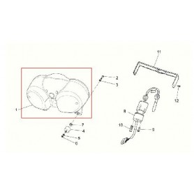 STRUMENTAZIONI - KM - Kgiri - Ricambi-Cruscotto completo per Moto Guzzi V7 Classic, V7 Cafè